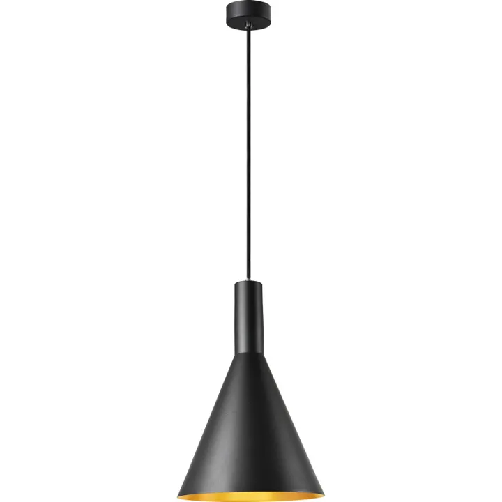 SLV Phelia , sort/guld, H42 cm – pendel — produktfoto