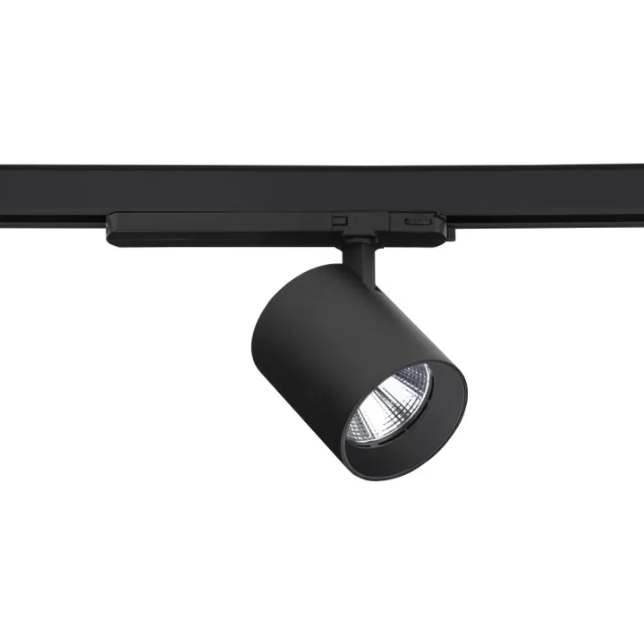 Antidark S19 3F skinnespot, 3000K, sort – spot — produktfoto