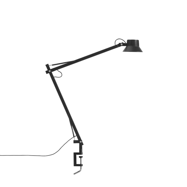 Muuto Dedicate L2 Med Klemme Sort – bordlampe — produktfoto