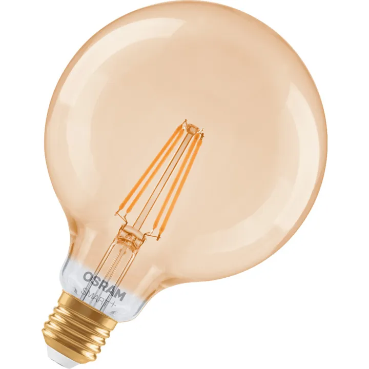 Osram Smart+ Wifi E27 globepære, 2400K, 6W – pære — produktfoto