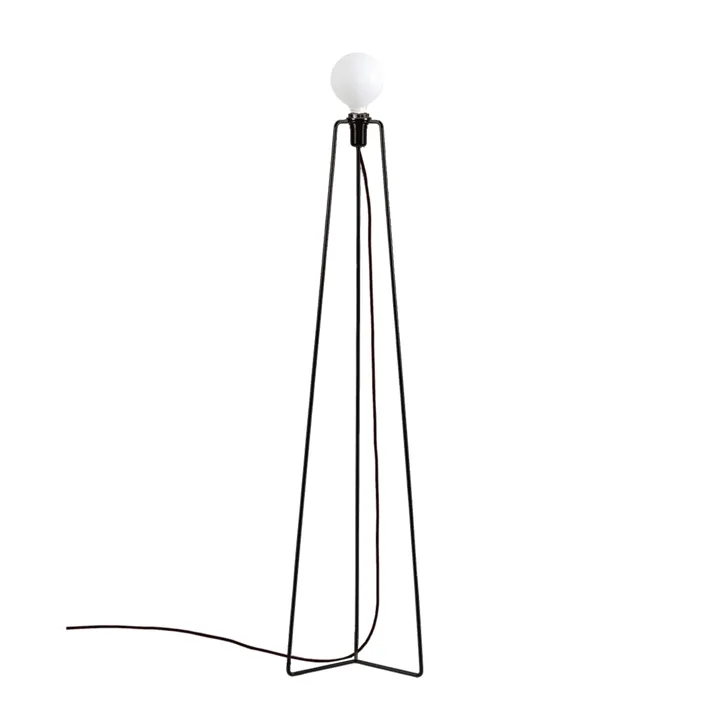 Grupa Model 3 Sort/Sort – gulvlampe — produktfoto