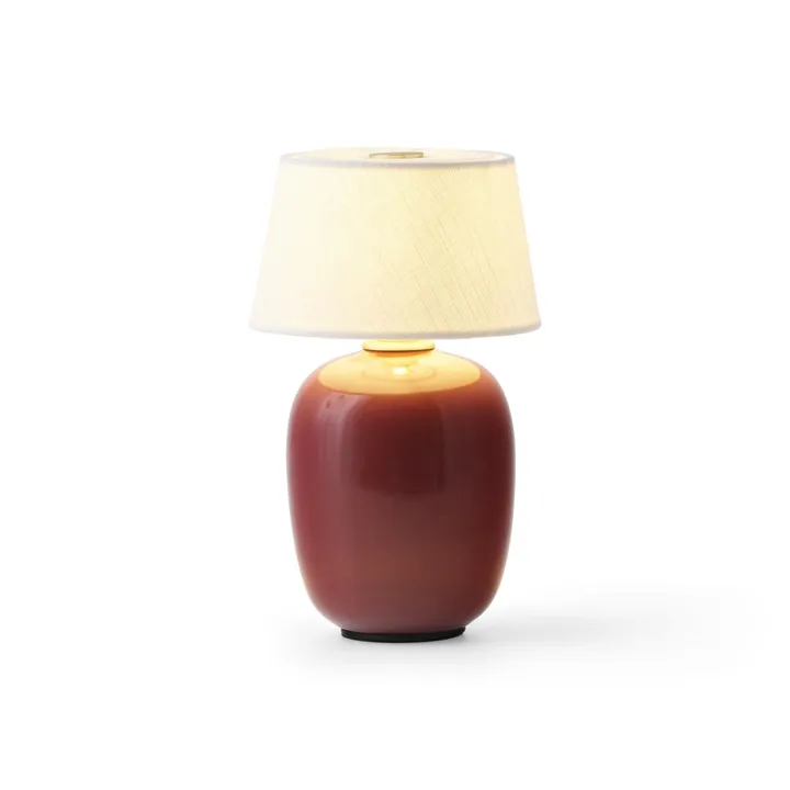 Audo Copenhagen Torso Portable Ø12 Ruby – bordlampe — produktfoto