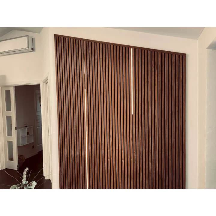 Ecofoss for akustik paneler, 240 cm, med opdelt lys, 2-pak – LED-strip — produktfoto