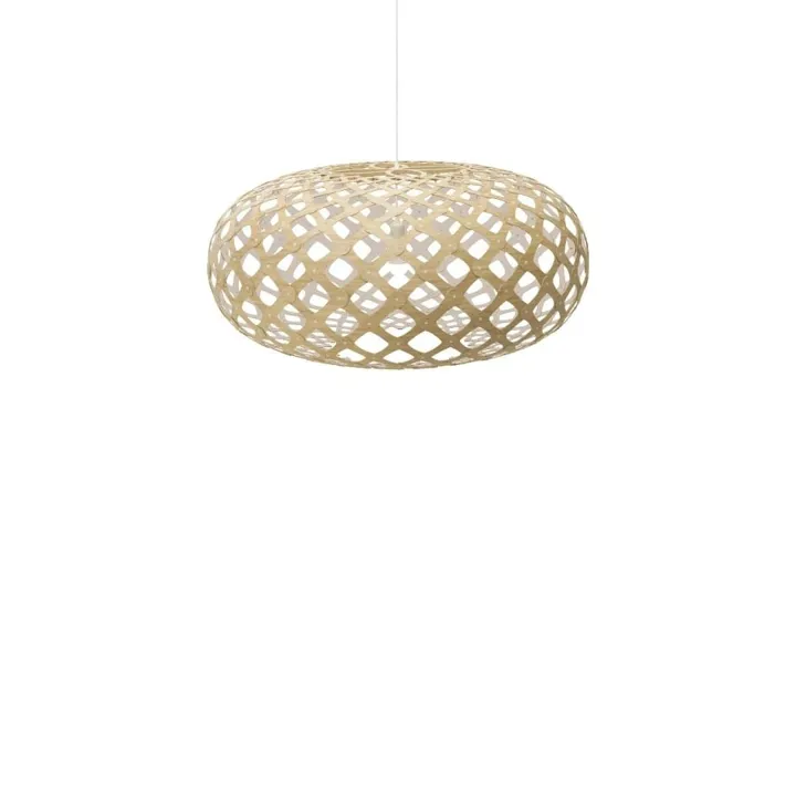 David Trubridge Kina Ø80 Bamboo / Hvid – pendel — produktfoto