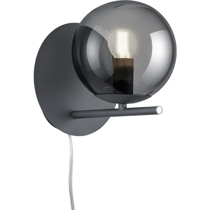 Trio Lighting Pure , antracit – væglampe — produktfoto