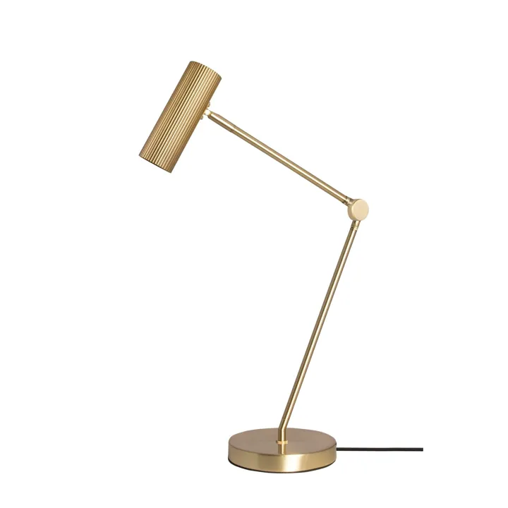 Globen Lighting Hubble Read Børstet Messing – bordlampe — produktfoto