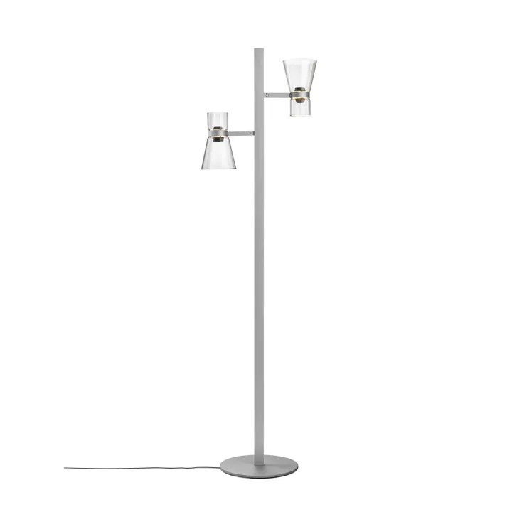 Flos Nocturne F2 Cone Sølv – gulvlampe — produktfoto