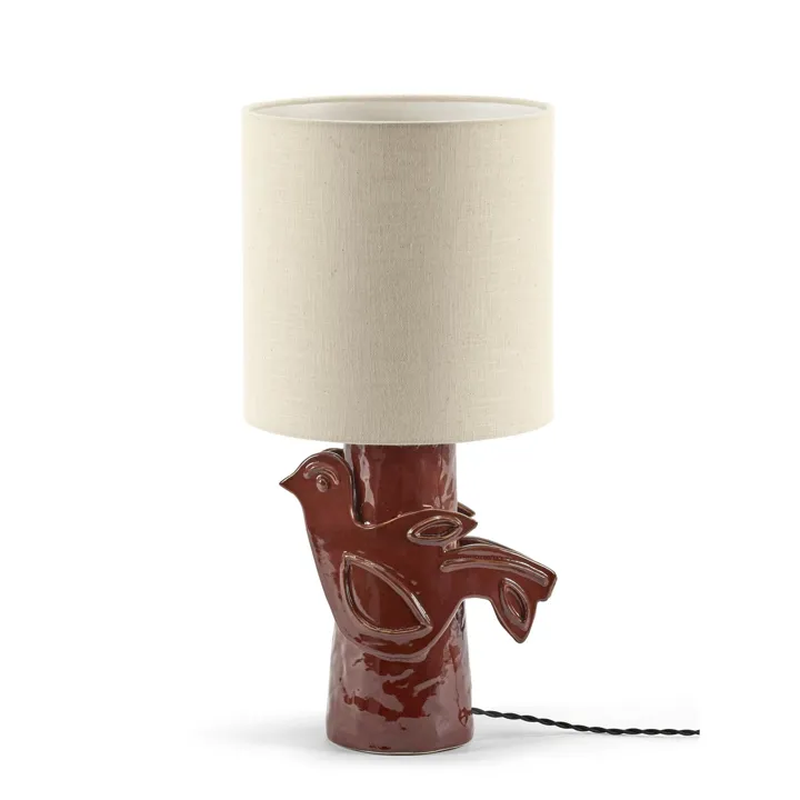Serax Lighting By Marie Michielssen Rød/Beige Paloma – bordlampe — produktfoto