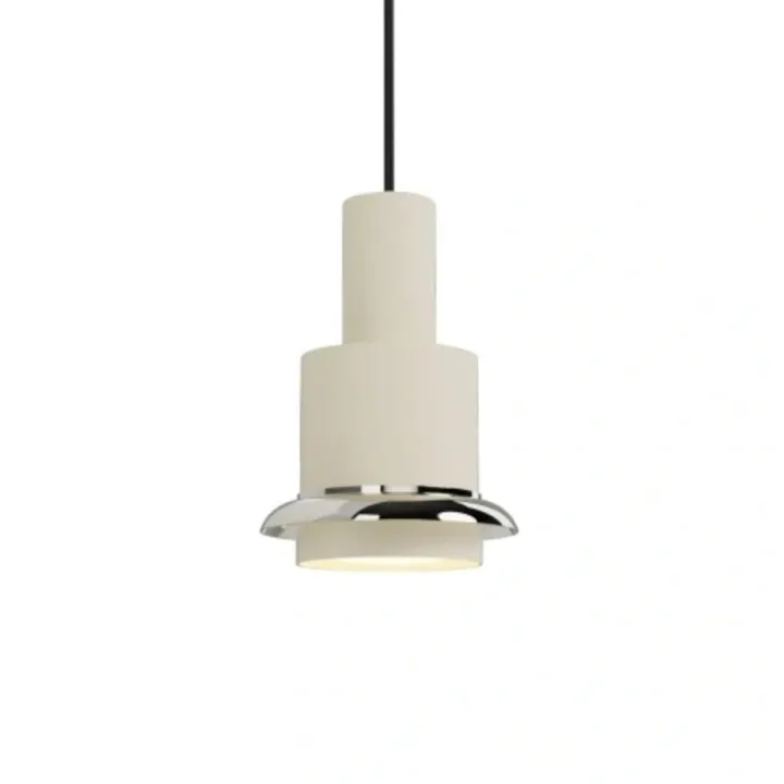 DCW Editions Chaumont Ø19 - Hvid/chrome - DCW éditions – pendel — produktfoto
