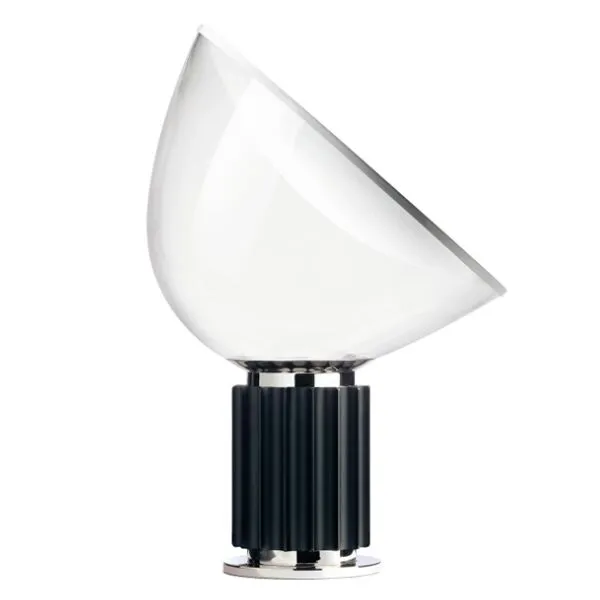 Flos Taccia LED Sort/Glas – bordlampe — produktfoto