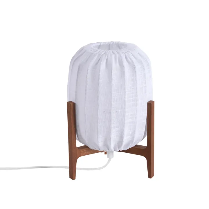Watt & Veke Prisma Mini Mørk Ask/Hvid – bordlampe — produktfoto