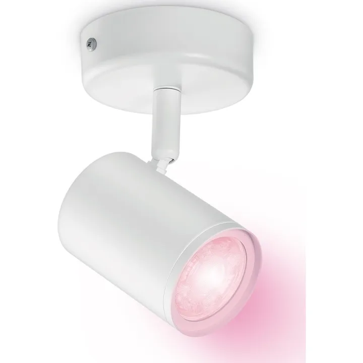 Wiz Imageo , farveskift + hvid, 1-spot, hvid – væglampe — produktfoto