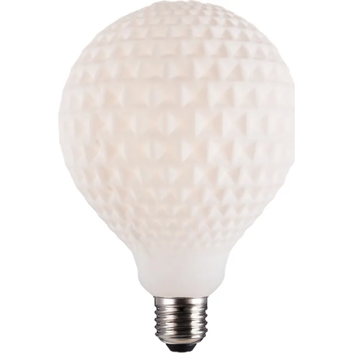Nordlux Deco Checked E27 globepære, 3000K, 3,9W – pære — produktfoto