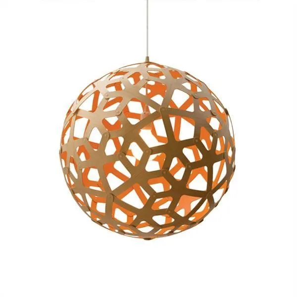 David Trubridge Coral Ø40 Orange – pendel — produktfoto