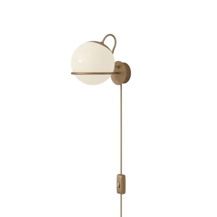 Astep Model 237/1 Champagne m. Switch – væglampe — produktfoto