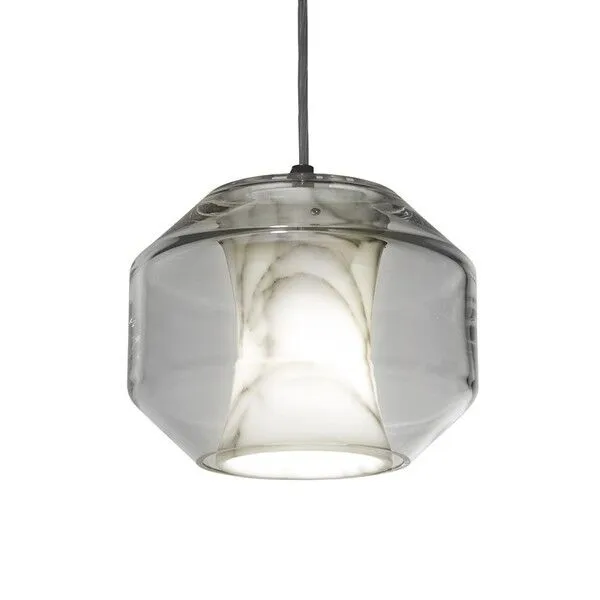 Lee Broom Chamber Light Lille Carrara Marmor/Krystal – pendel — produktfoto