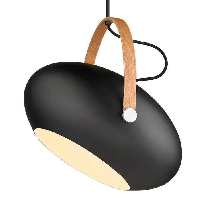 Halo Design D.C Ø40 Sort/Eg – pendel — produktfoto