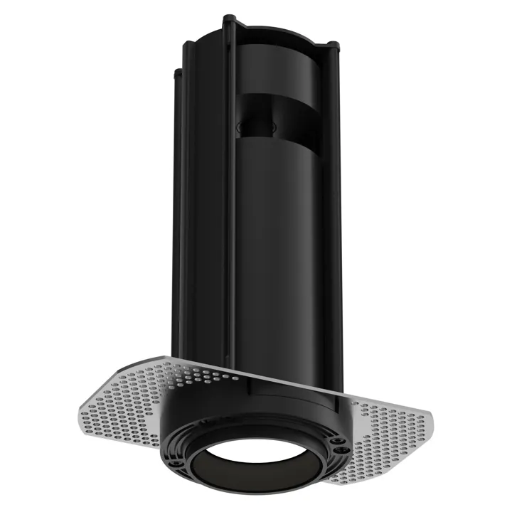 Louis Poulsen LP 51 Semi-Recessed Ø5,7 3000K & On/Off Sort – loftlampe — produktfoto