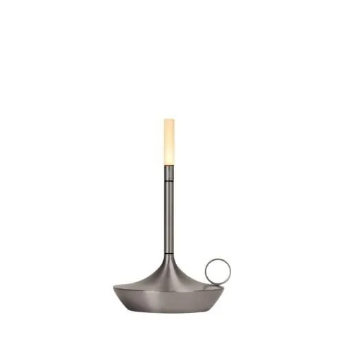 Graypants Wick PRO S Graphite – transportabel bordlampe — produktfoto