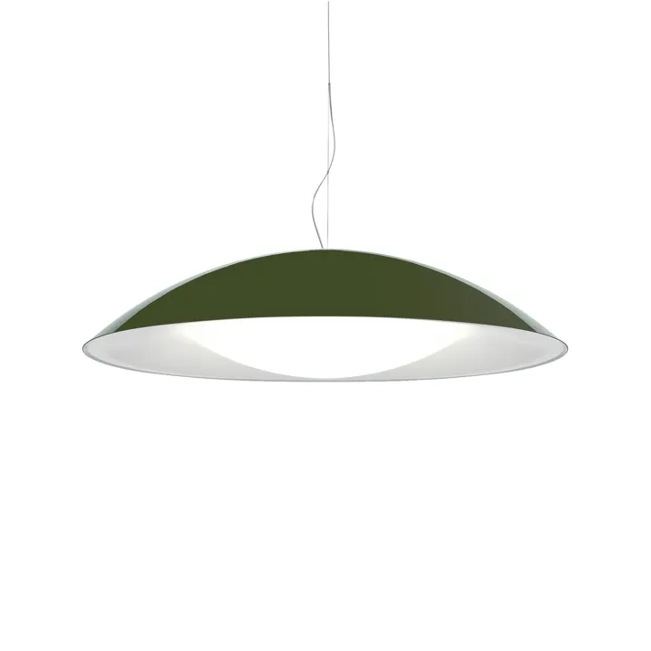 Kartell NEUTRA Forest green/Hvid – pendel — produktfoto