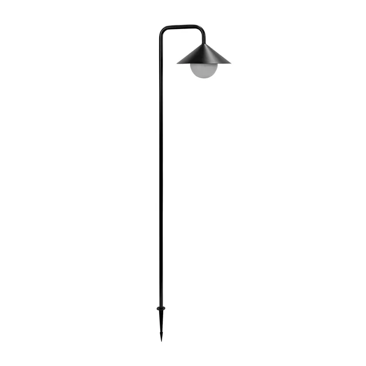 Dyberg Larsen NOVA Udendørs Spyd Med Lyskugle Sort – udendørslampe — produktfoto
