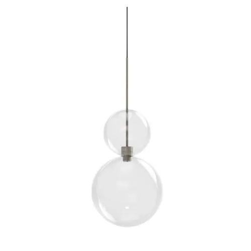Karman Opium 2 Transparent/Semi Glossy Aluminium – pendel — produktfoto