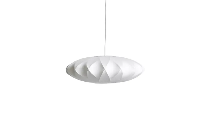 HAY Nelson Saucer Crisscross Bubble Lille Off-White – pendel — produktfoto