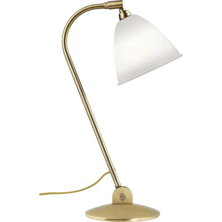 GUBI Bestlite BL2 Messing/Porcelæn – bordlampe — produktfoto