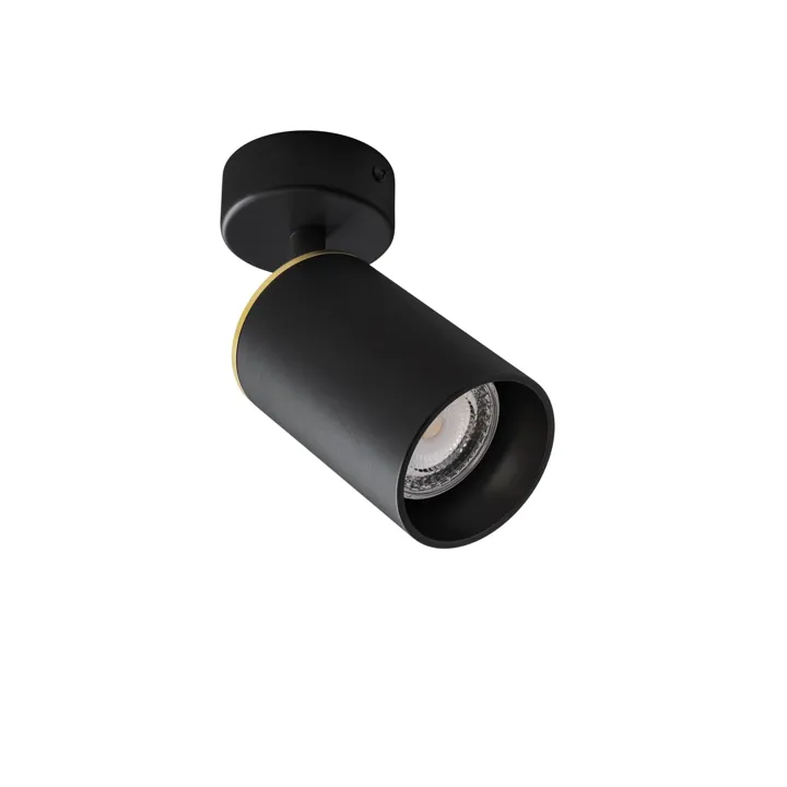 Edgeform Edgespot Single 65 Spot Sort/Messing – spot — produktfoto