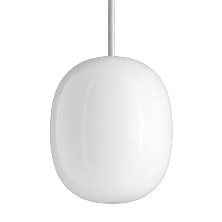 Piet Hein Superæg 200P Opal med Hvid Ledning – pendel — produktfoto