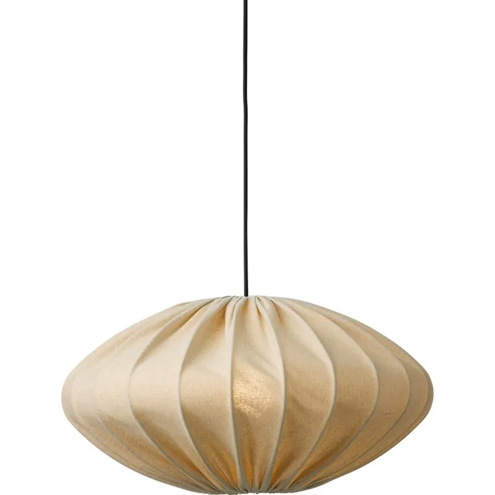 Nielsen Light Jasmin Ellipse , sort ledning, sand – pendel — produktfoto