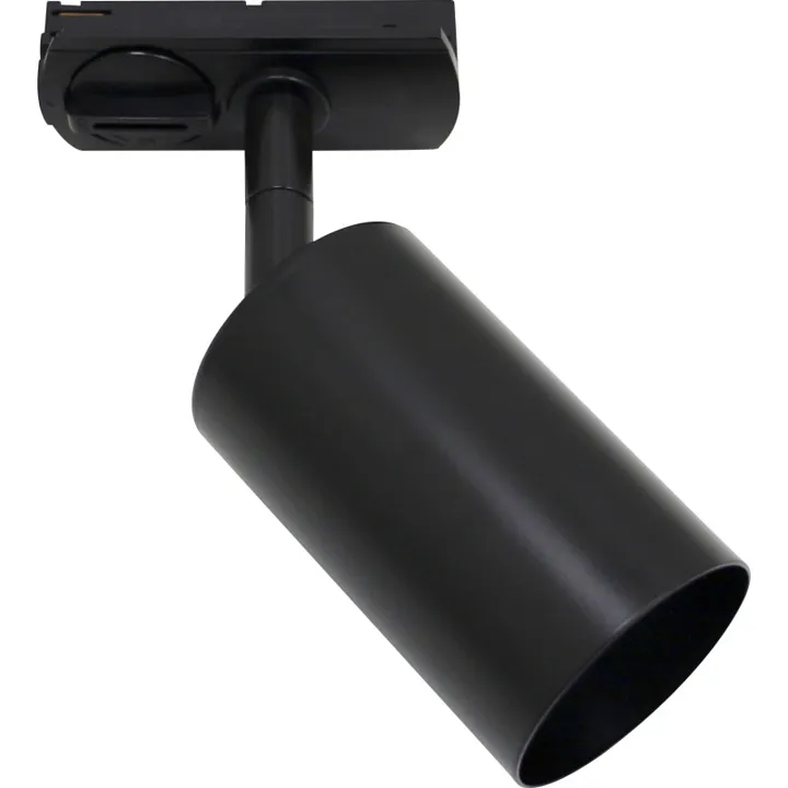 Nordtronic 1F Spot Track skinnespot, sort – spot — produktfoto