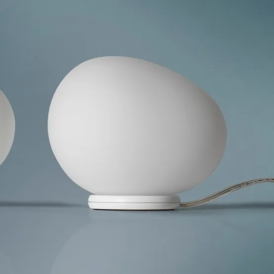 Foscarini Gregg Piccola m/dæmper, hvid – bordlampe — produktfoto