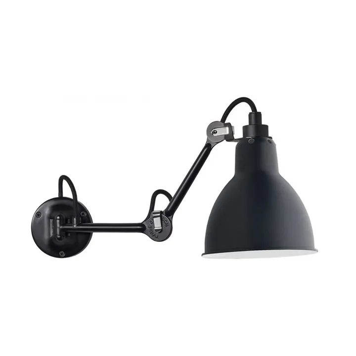 La Lampe Gras N204 Mat Sort – væglampe — produktfoto