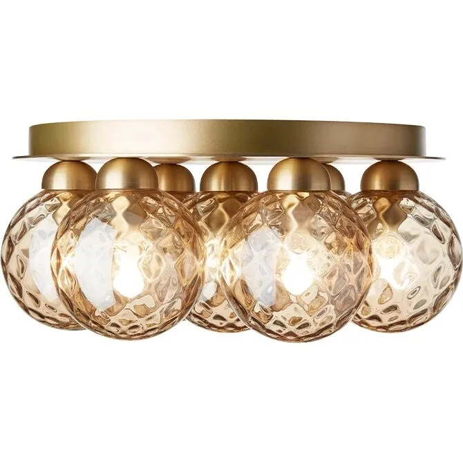 Nuura Apiales 7 Børstet Messing/Guld – loftlampe — produktfoto