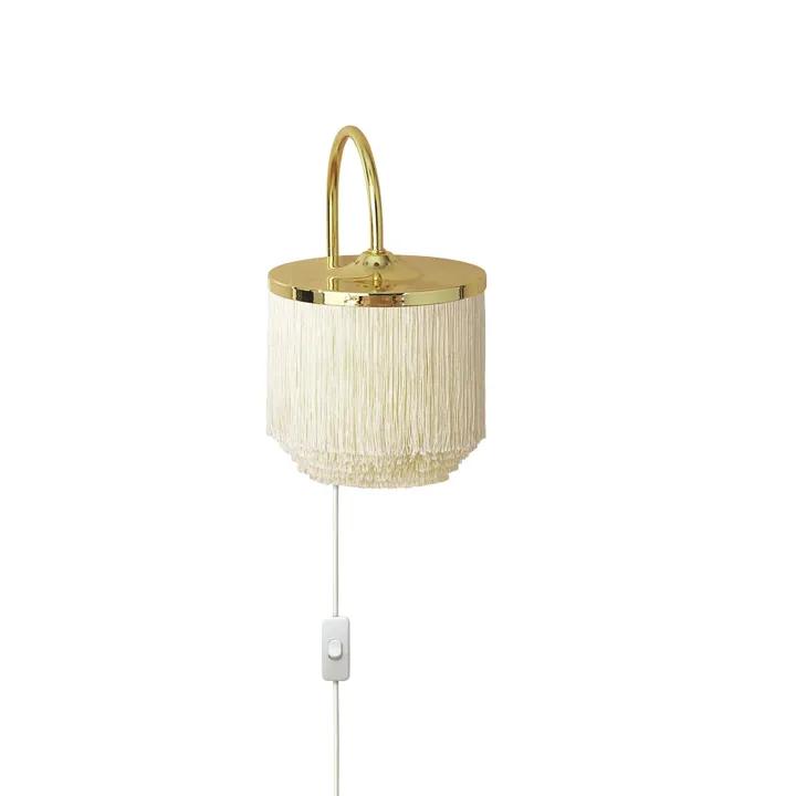 Warm Nordic Fringe Cream Hvid – væglampe — produktfoto