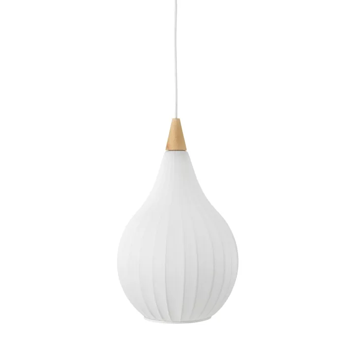 Halo Design Drops Textile Ø30 Hvid – pendel — produktfoto