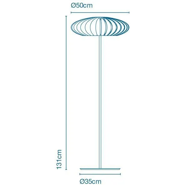 Marset Maranga Small Hvid – gulvlampe — produktfoto