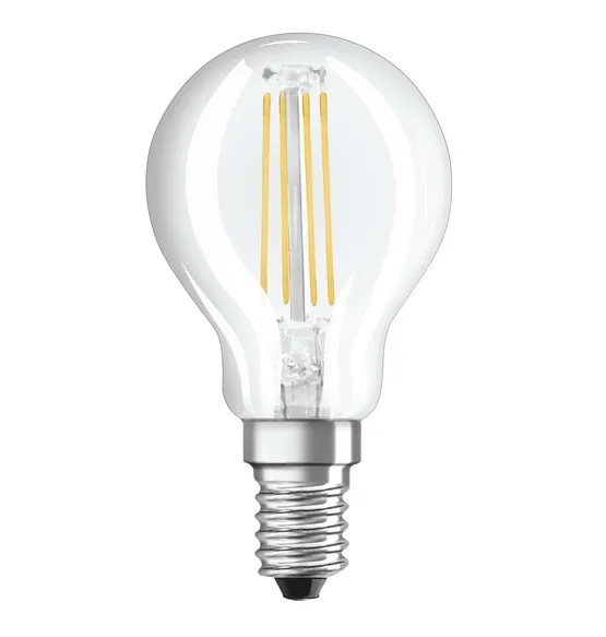 Osram LED-pære 3,4W E14 927 dæmpbar, klar – pære — produktfoto