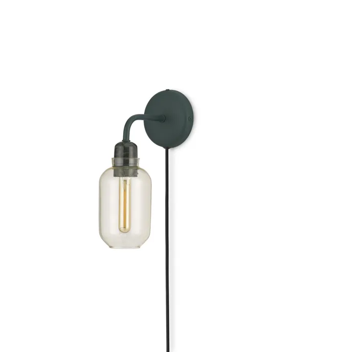 Normann Copenhagen Amp Guld/ Grøn – væglampe — produktfoto