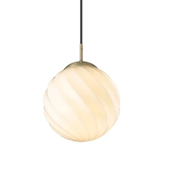 Halo Design Twist Ø25 Ball Antik/Messing – pendel — produktfoto