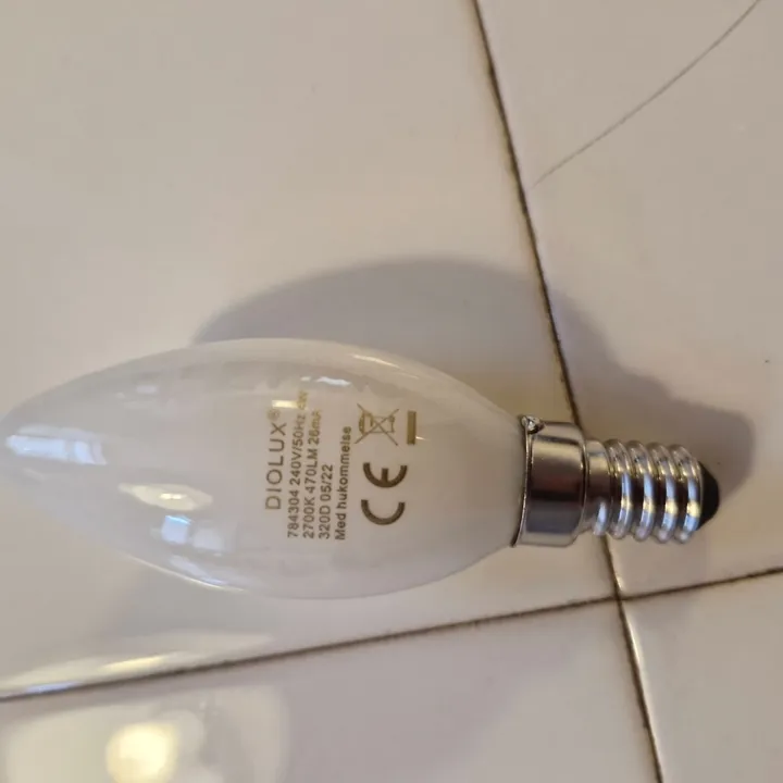 GN Diolux Kerte40 E14 4W LED 470lm 2700K 3-trins dæmp GN – pære — produktfoto