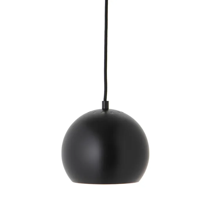 Frandsen Ball Ø18 cm Mat Sort – pendel — produktfoto