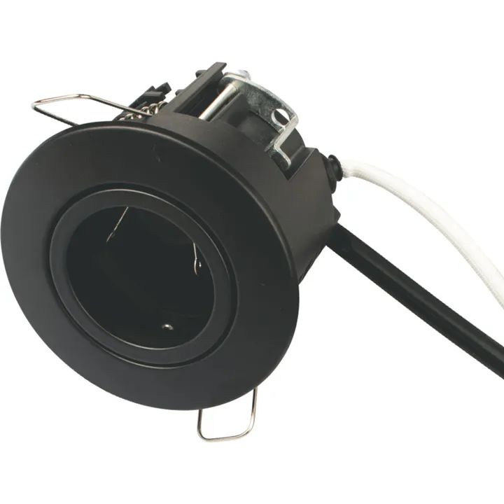 Scan Products Luna Combi Install indbygningsspot, GU10, mat sort – indbygningsspot — produktfoto
