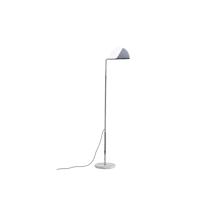 DCWéditions Mezzaluna Krom – gulvlampe — produktfoto