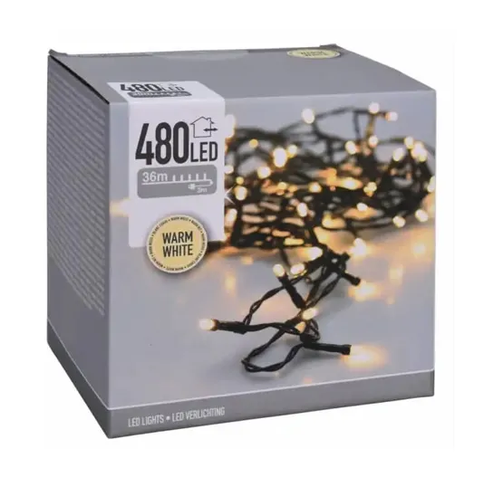 Udendørs med 480 LED-lys – lyskæde — produktfoto