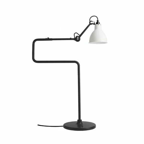 La Lampe Gras N317 Mat Sort & Hvid – bordlampe — produktfoto