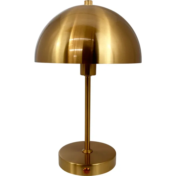 Dyberg Larsen Stockholm genopladelig , messing – bordlampe — produktfoto