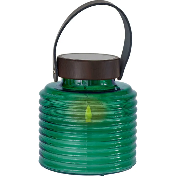 Sirius Aston solcelle lanterne, grøn, 16 cm – udendørslampe — produktfoto