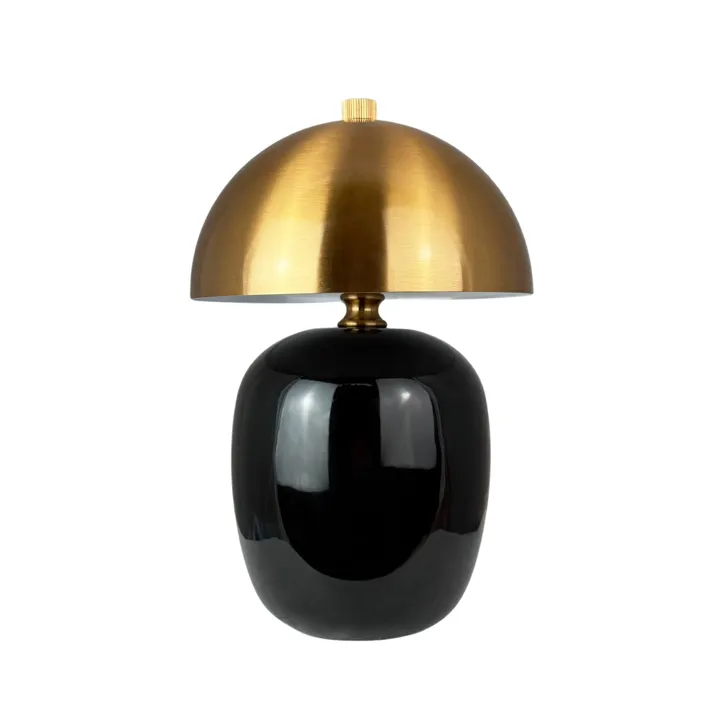 Dyberg Larsen Manhatten LED Sort/Messing – bordlampe — produktfoto